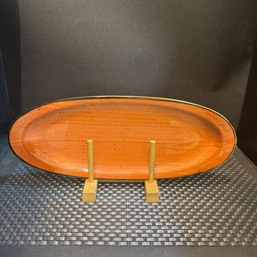 Porcelain Oval Dish Slim