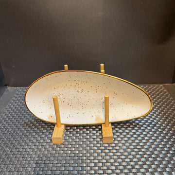 Porcelain Oval Dish