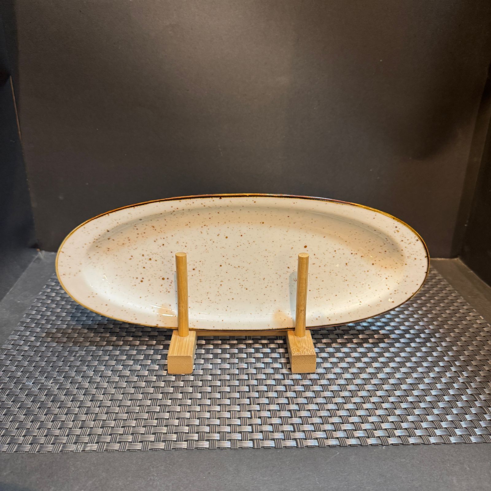 Porcelain Oval Dish Slim