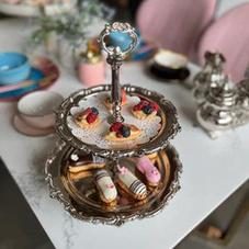 Pastry Holder 2/tier (12'')