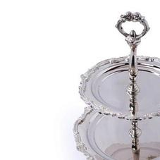 Pastry Holder 2/tier (12'')
