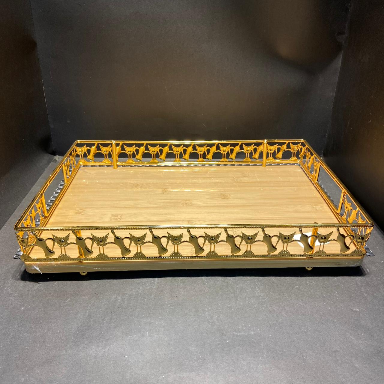 Golden Tray Wood Base