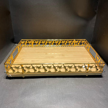 Golden Tray Wood Base