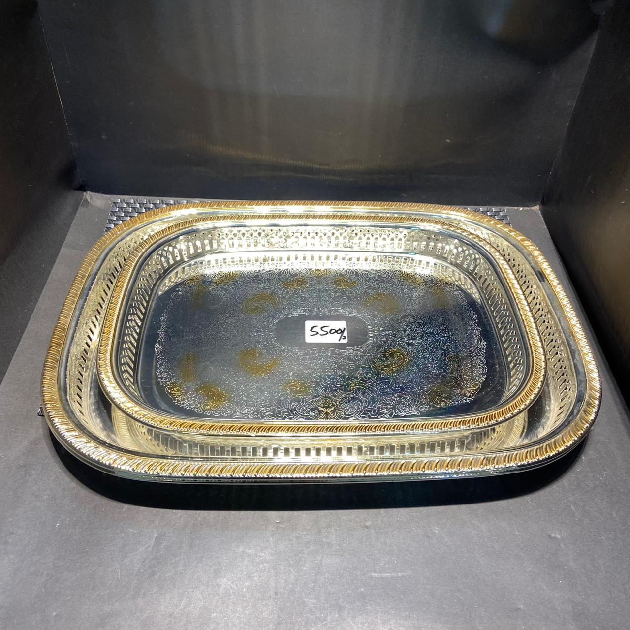 Golden Silver Tray