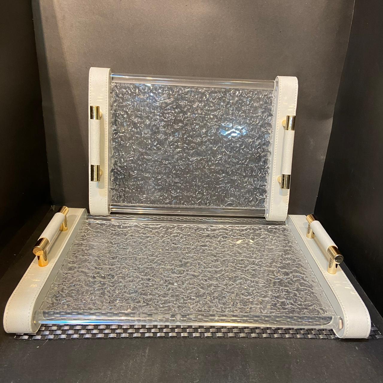 Acrylic Tray Set 2/pcs