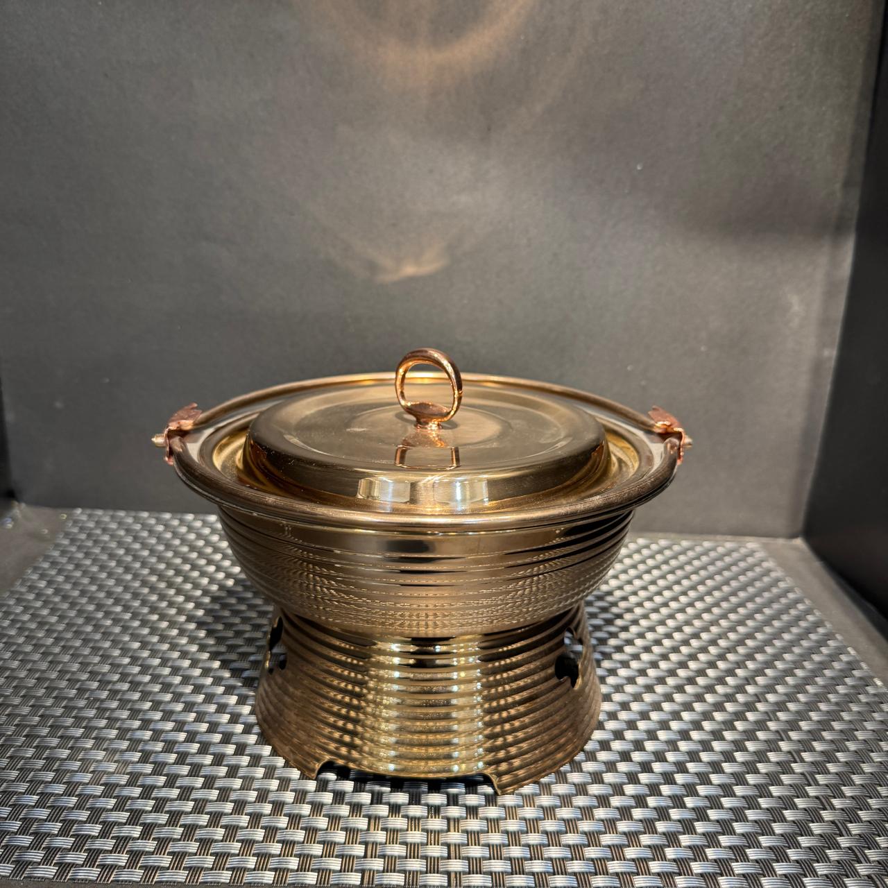 Copper Handi With Stand