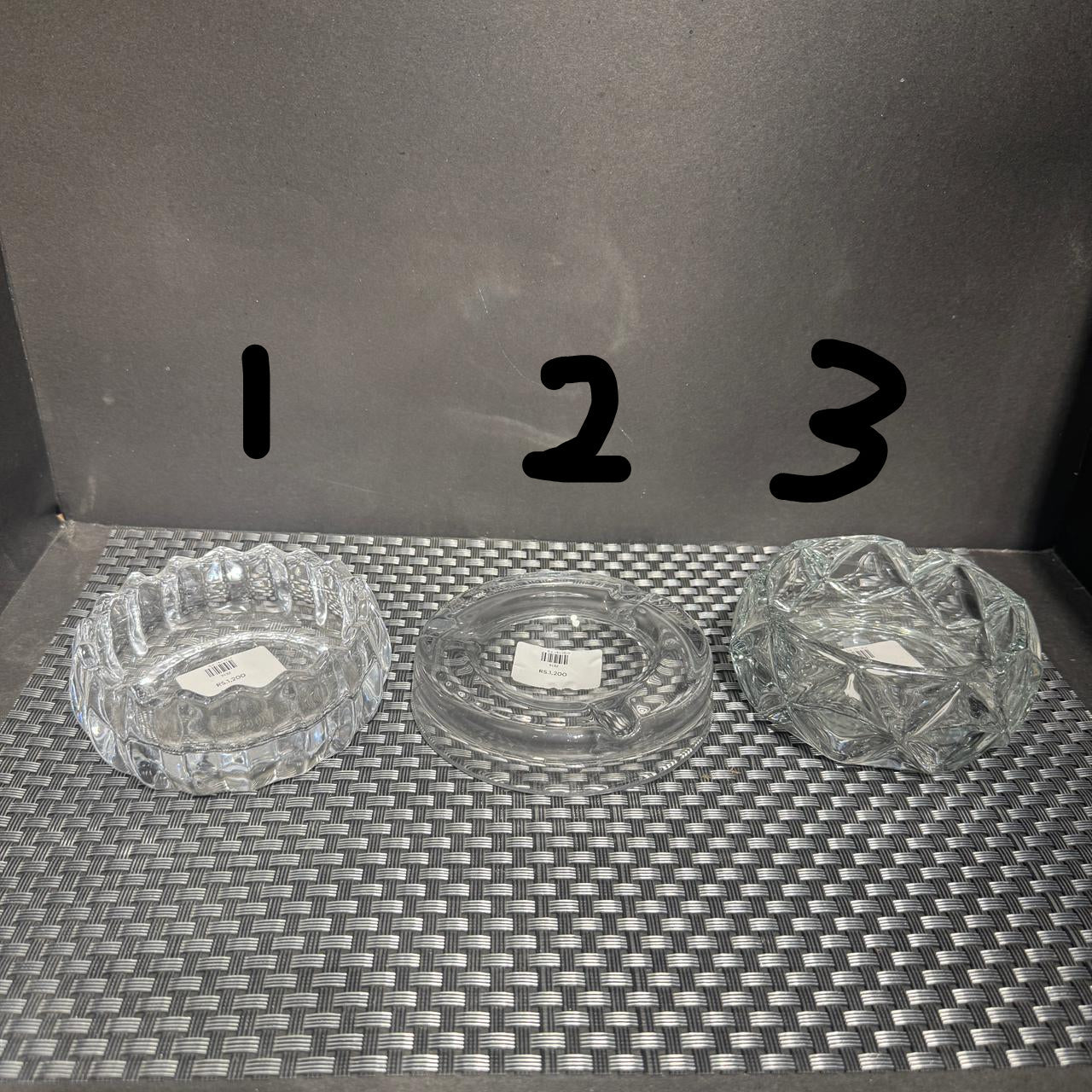 Glass Ash Tray