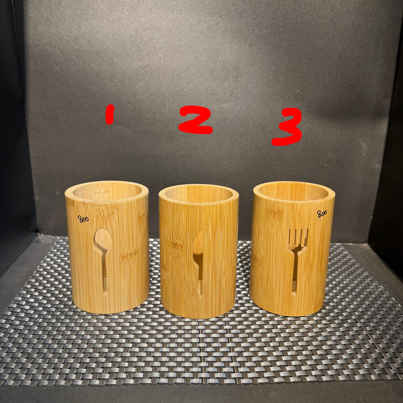 Wooden Cutlery Holder