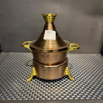 Copper Handi Pot With Stand