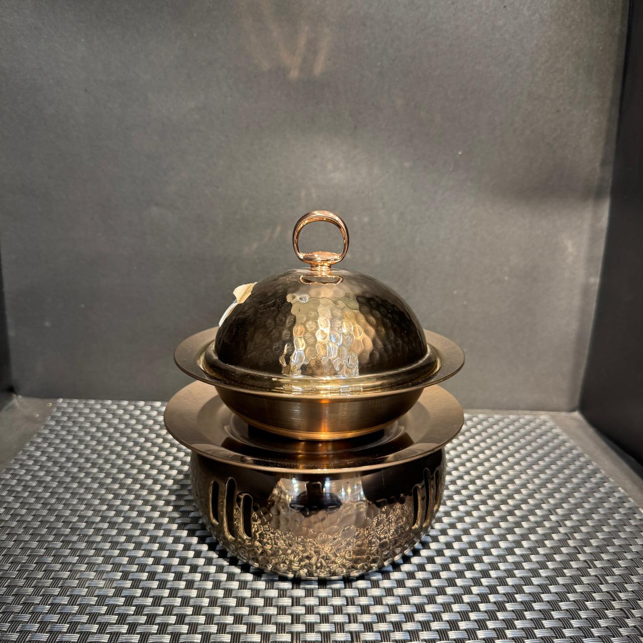 Copper Handi Pot With Stand