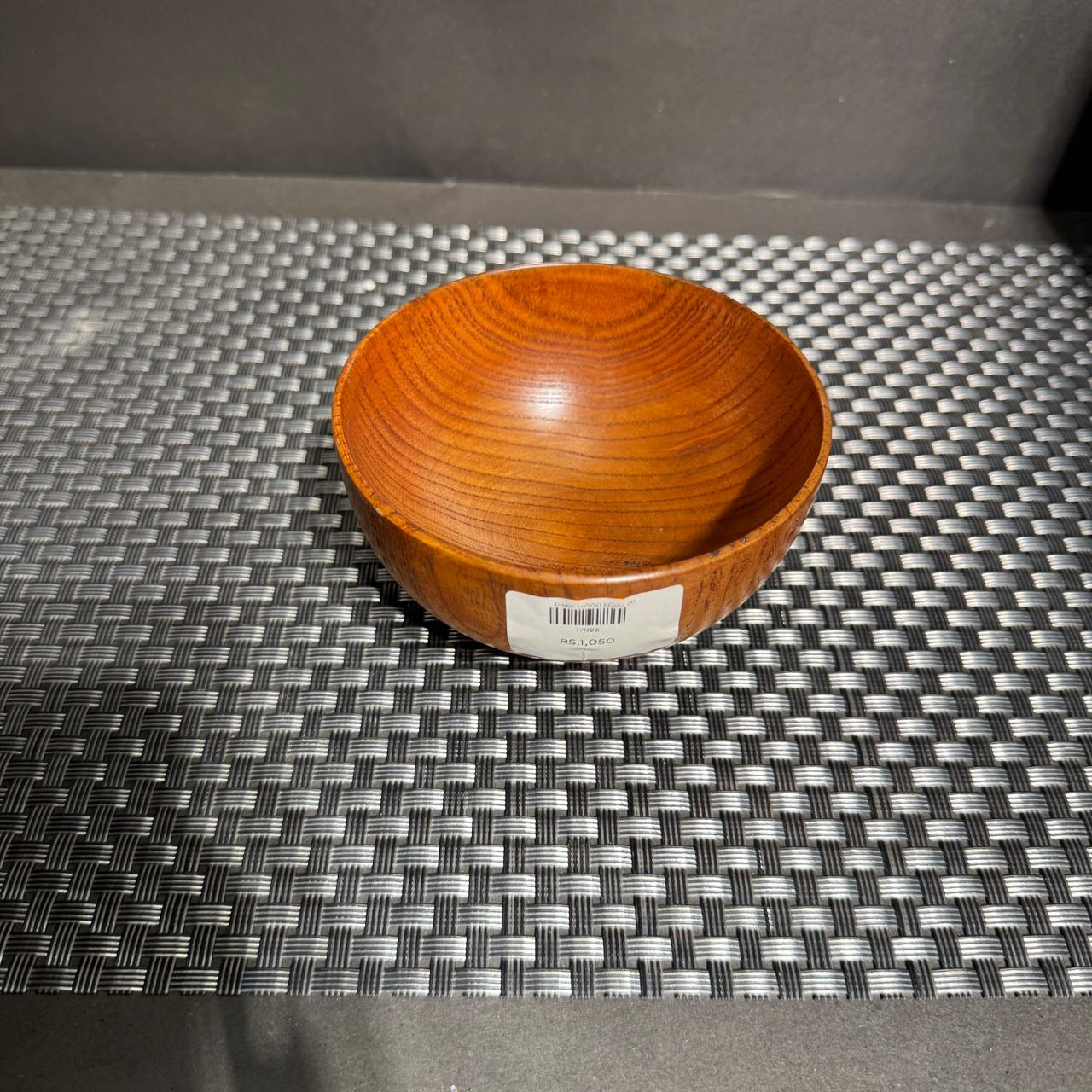 Wooden Dark Brown Bowl